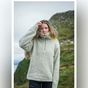 Devold Nansen Wool Zip Neck Sweater